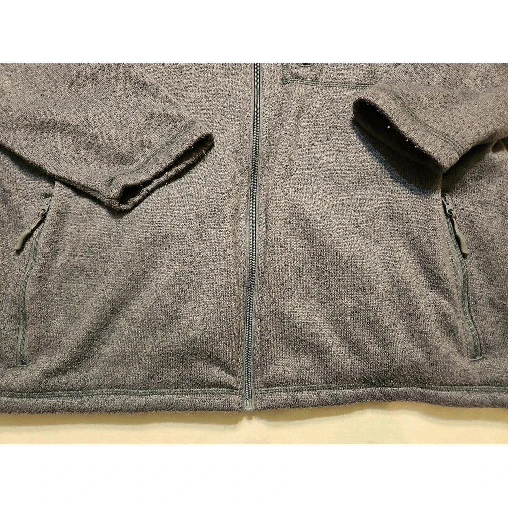 Ridgecut Toughwear‎ Fleece Full Zip Jacket Sweater Mens XL Blue